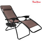 Adjustable Pool Outdoor Patio Lounge Chairs Brown UV Resistant 38 X 26 X 9.5 Inches