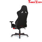Reclining breathable cushion chair with the footrest for gaming pc racing computer lounge