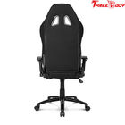Breathable  High Back Leather Gaming Chair Black And Purple Adjustable Armrests