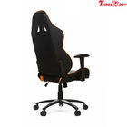 Ergonomic Pc World Gaming Chair , Black And Orange Racing Seat Computer Chair