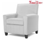 GreyLounge Hotel Bedroom Chairs , High Density Foam Fabric Single Arm Chair