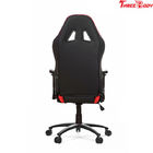 High Density Foam Red And Black Office Chair , Modern Style Racing Desk Chair