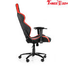 Swivel red black gaming chair mobile , Commercial  race car computer chair