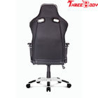 Comfortable High Back Office Chair , Black Pu Leather Race Car Style Office Chair