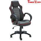 Black And Gray Executive Racing Office Chair Human - Oriented Ergonomic Designed