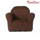 Brown Modern Toddler Sofa Chair , Boys Bedroom Chair Contemporary Kids Furniture