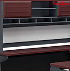 Space Saving Modern Office Furniture Pro Linea U Corner Computer Desk With Hutch