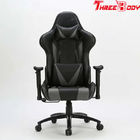 High Back Ergonomic Gaming Chair , Black And Gray Big And Tall Gaming Chair
