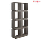 Modular Home Modern Office Furniture 71 Inch Dark Taupe Reclaimed Look Bookcase