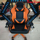 Portable Racing Gaming Chair High Density Foam Height Adjustable For Lumbar Protection