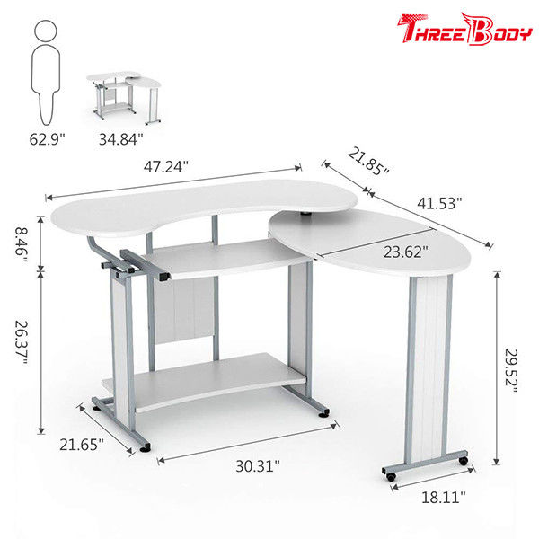 L Shaped Modern Home Office Desk Simple Small Desktop