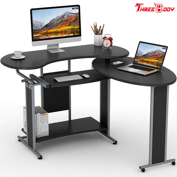 L Shaped Modern Home Office Desk , Simple Small Desktop Computer Desk