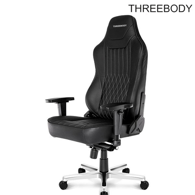 PU Leather Executive Racing Office Chair Ergonomic Headrest High Density Foam Seat
