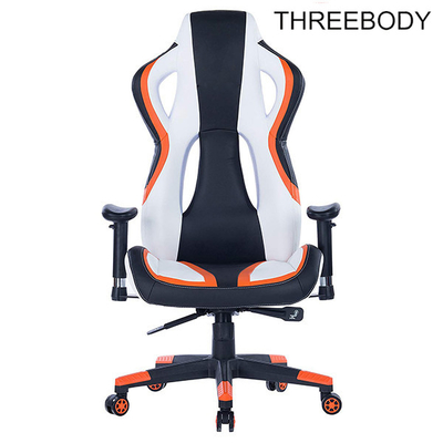 Home Executive Racing Office Chair With Footrest 350lbs Loading Capacity