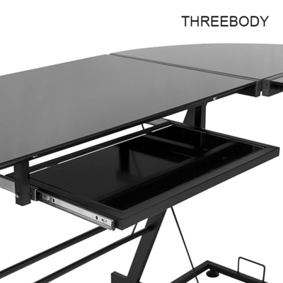 Computer Modern Office Table L Shaped Corner Desk Commercial Office Furniture