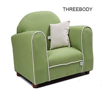 Green Children Sofa Modern Kids Furniture Soft Children'S Comfy Chairs