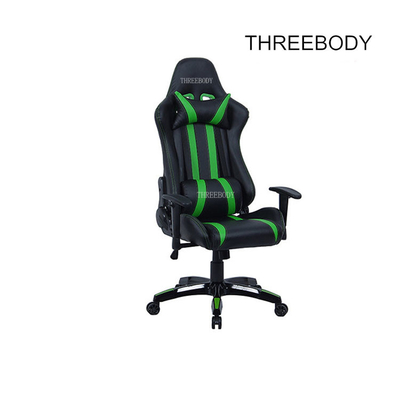 Commercial Seat Gaming Chair With Adjustable Neckrest And Lumbar Support
