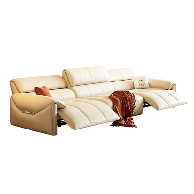Tong Yute Electric Retractable Simple Iving Room Leather Sofa 323*102*92CM