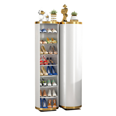 Simple Light Luxury Creative Home Space-Saving 360° Rotateable Shoe Storage Cabinet For Home Entrance, Exterior Door
