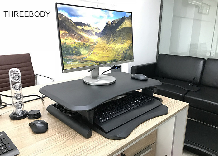Black Color Modern Executive Office Furniture Adjustable Standing Desk